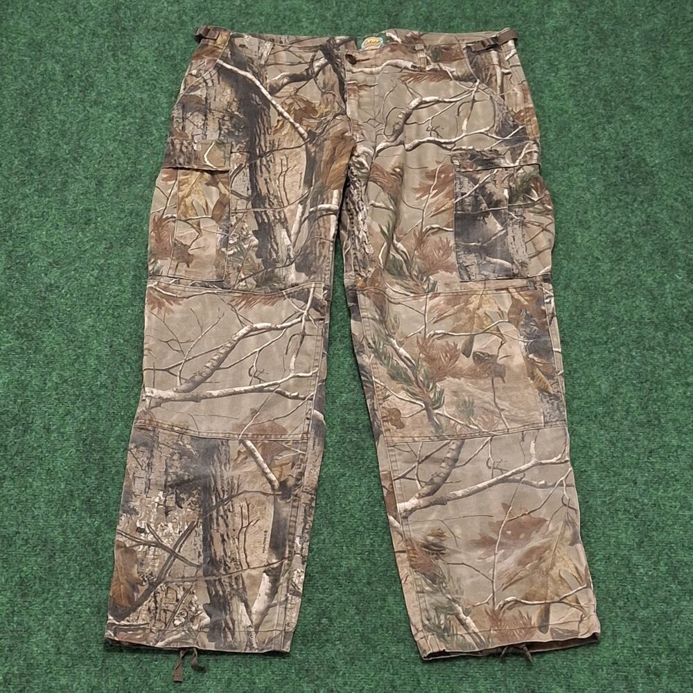 Cabelas Realtree Men's L Reg AP Camo Cargo Pants Hunting Outdoors Camouflage